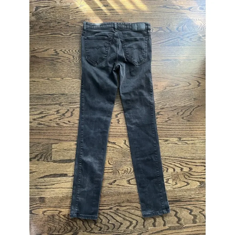 Diesel Skinzee women black stretch jeans Sz 30 wash 0813E